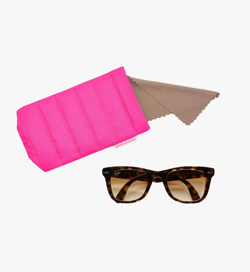 Easy-Squeezy Glasses Case - Neon Pink