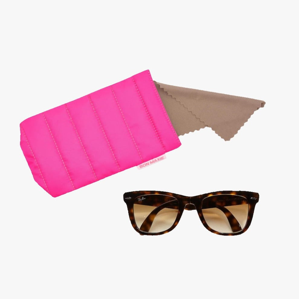 EasySqueezy Glasses Case Neon Pink Buy & Shop Womens Soft Glasses