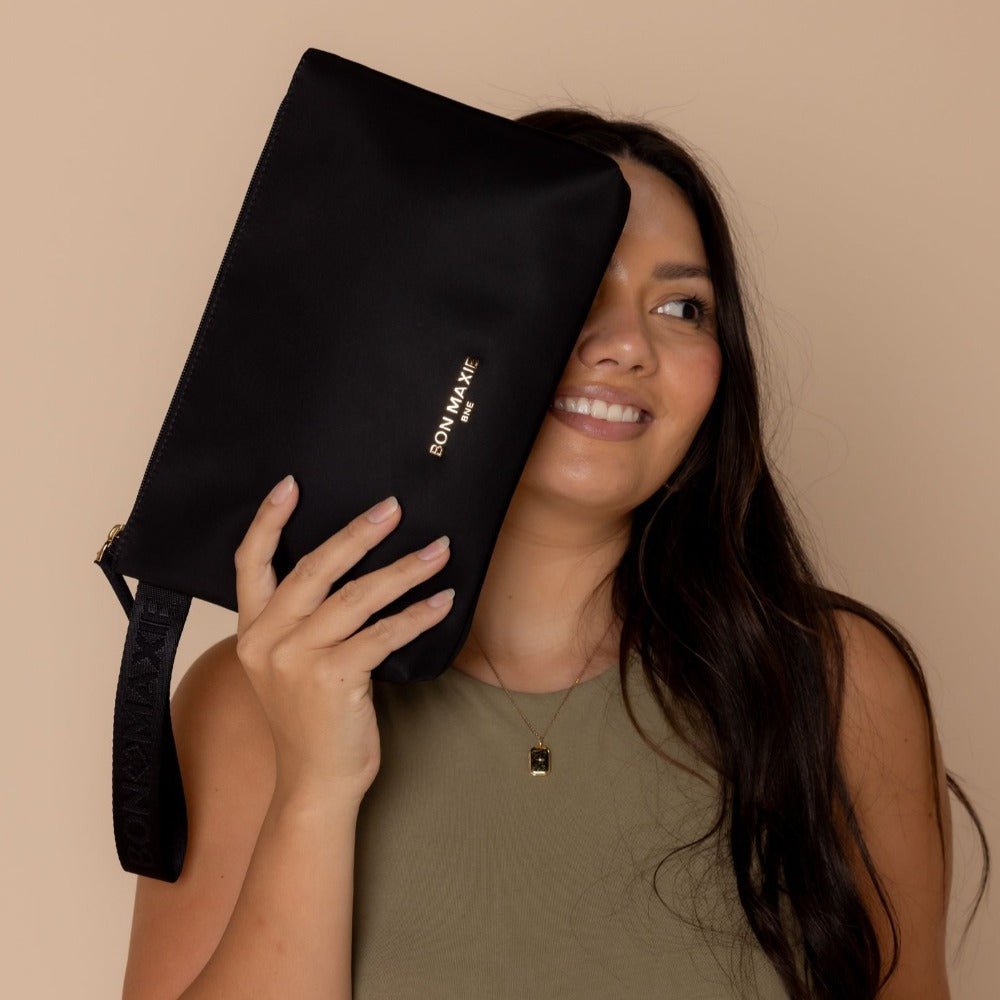 Large Nylon Wristlet Pouch Handy Pouches + Cases