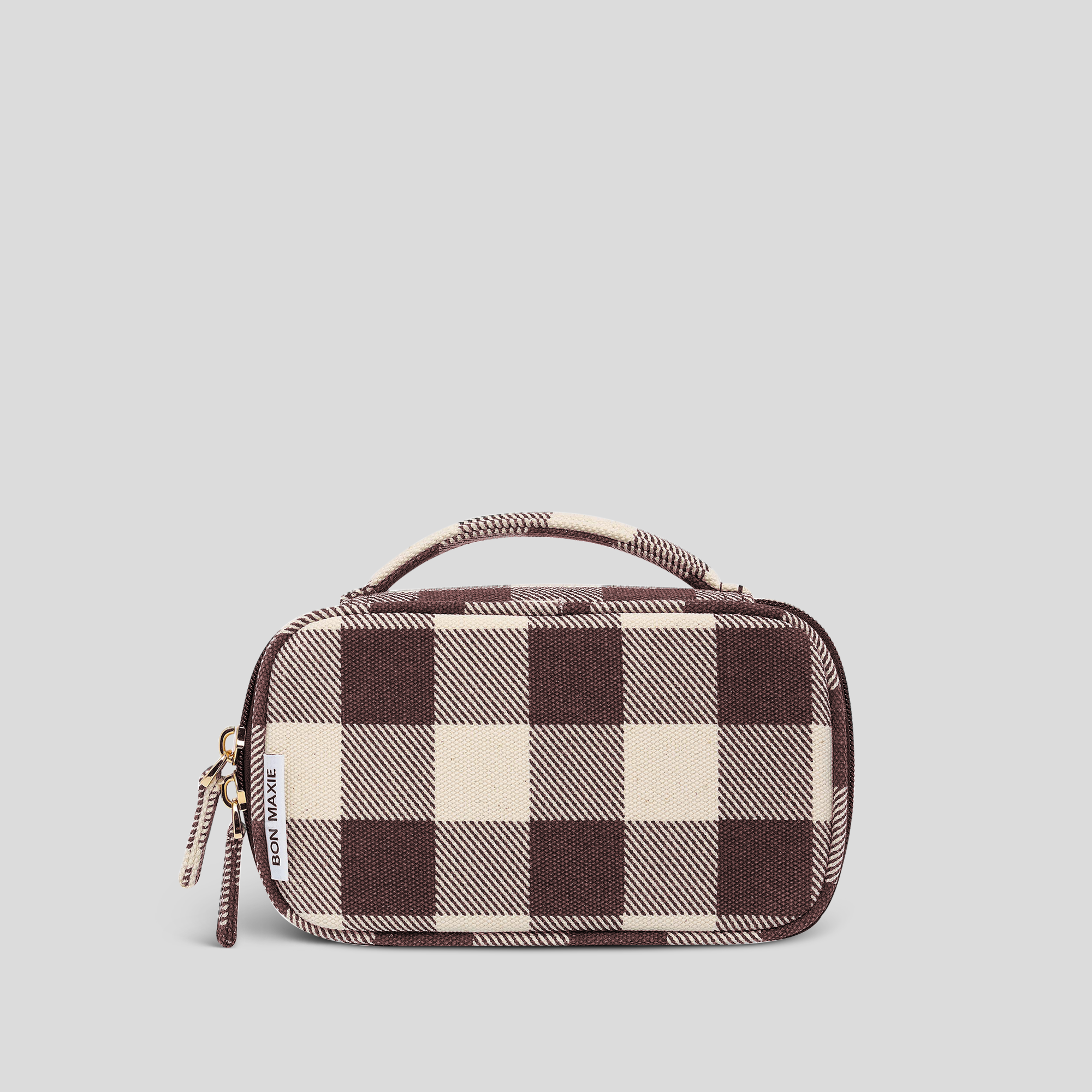 Handy Handle Case -- Chocolate Gingham
