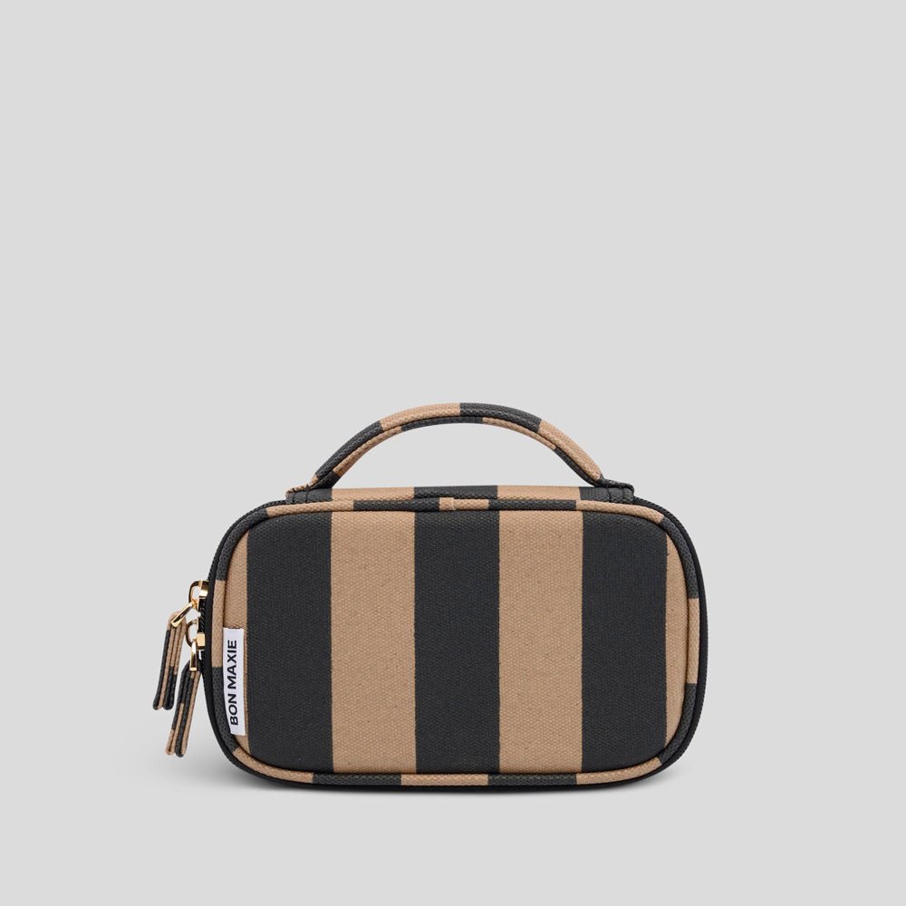 Handy Handle Case - Tan and Black Stripe Handy Pouches + Cases