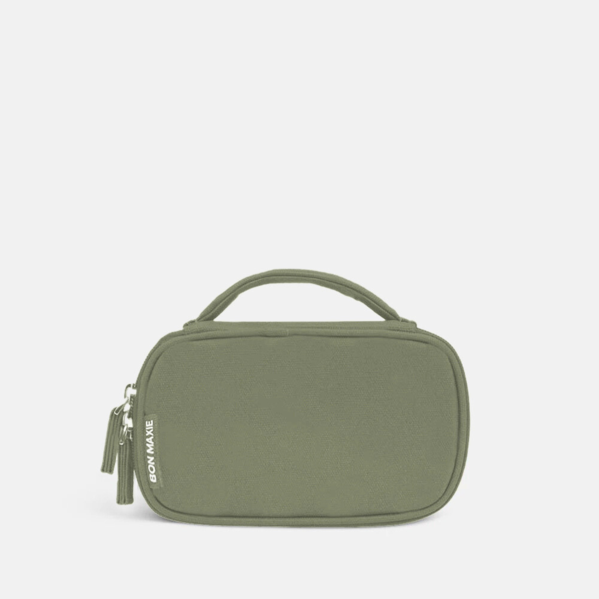 Handy Handle Case in coated canvas - Sage