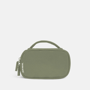 Handy Handle Case in coated canvas - Sage