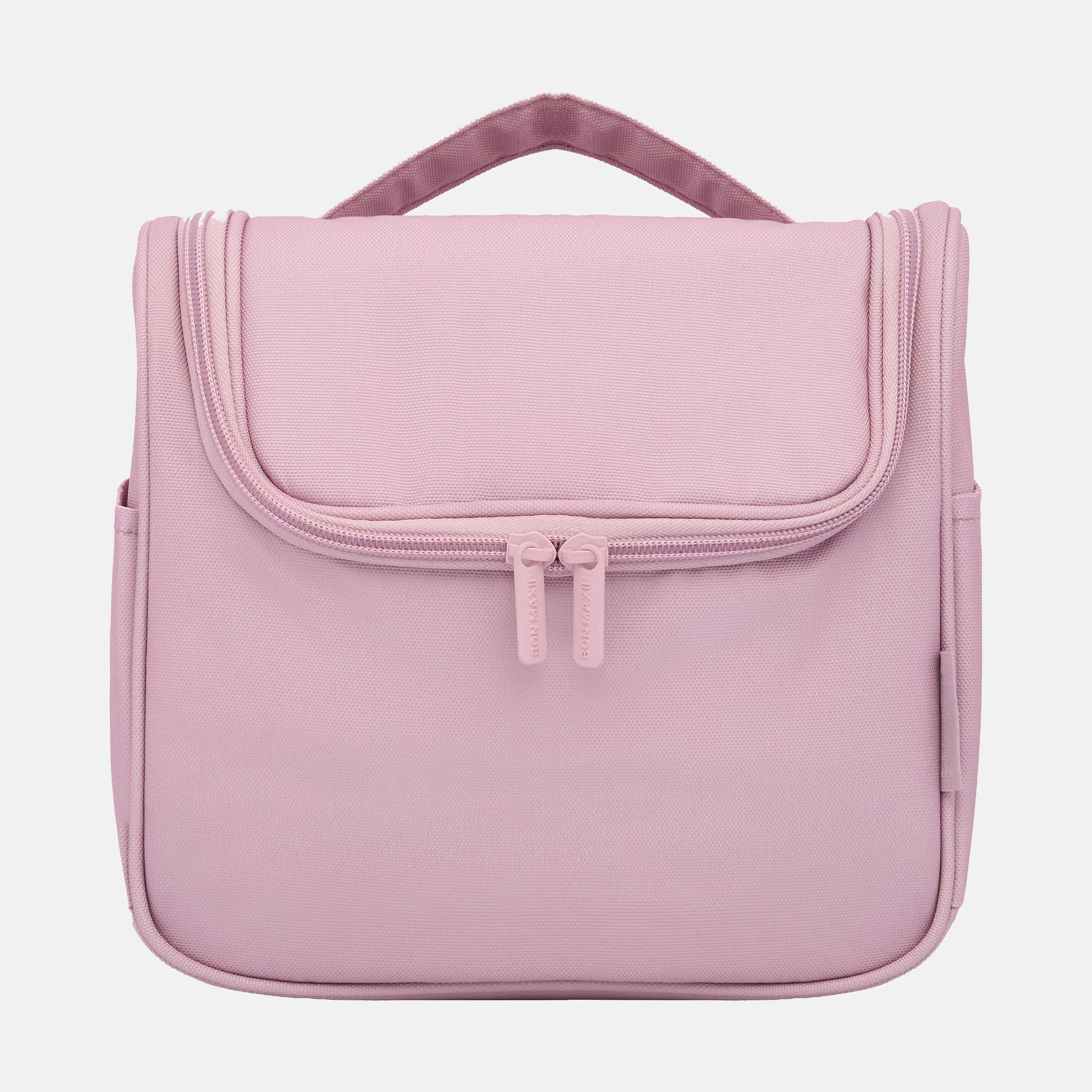 Hanging Toiletry Bag + Pouch Set with 15 pockets - Milk Tea