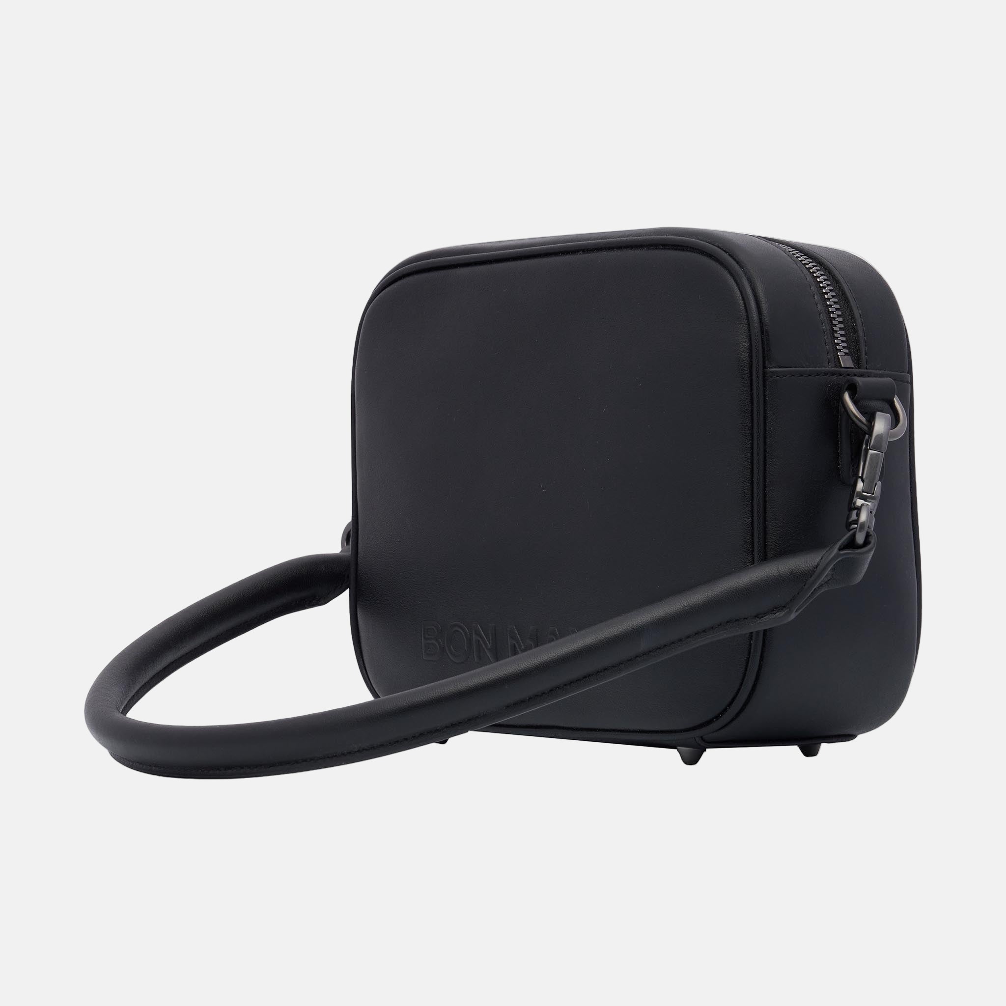 Sidekick™ Crossbody Bag in smooth nappa leather - Black