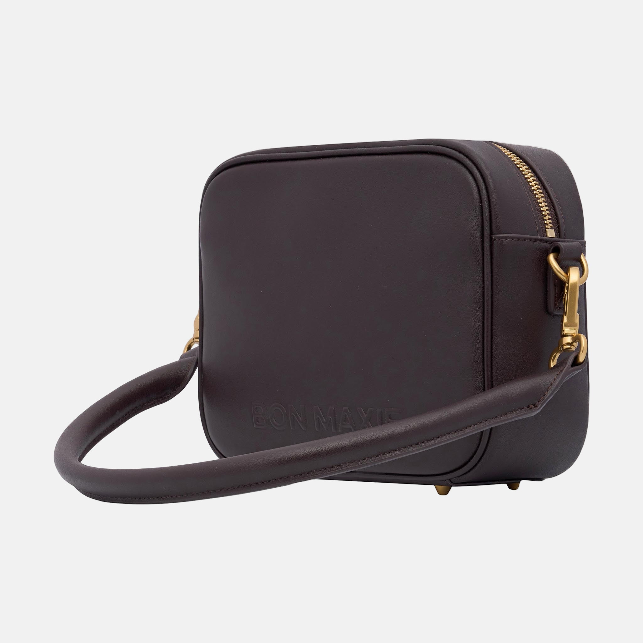 Sidekick™ Crossbody Bag in smooth nappa leather - Dark Chocolate
