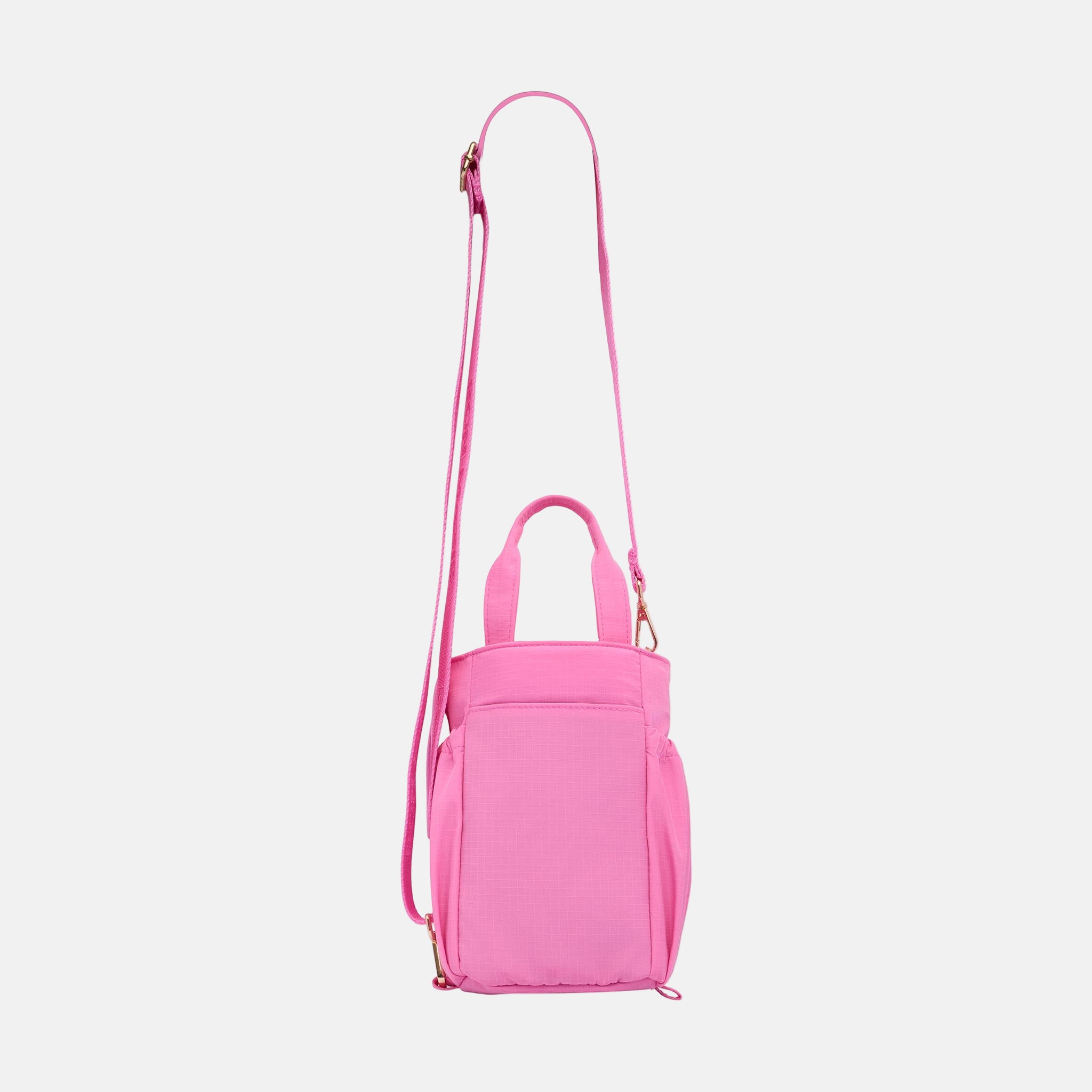 Multi-Wear Drink Bottle Bag with handles - Pink