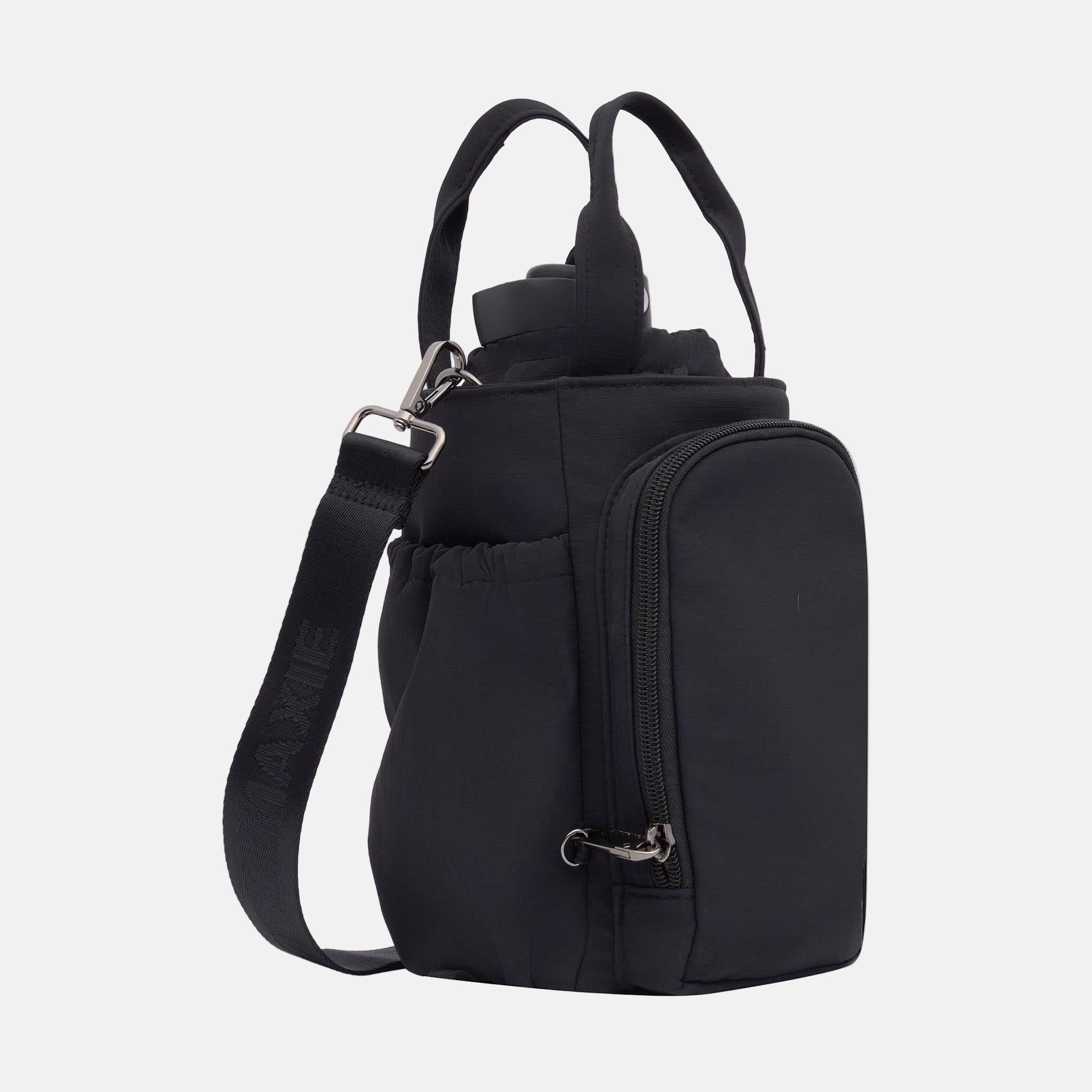 Multi-Wear Drink Bottle Bag with handles - Black
