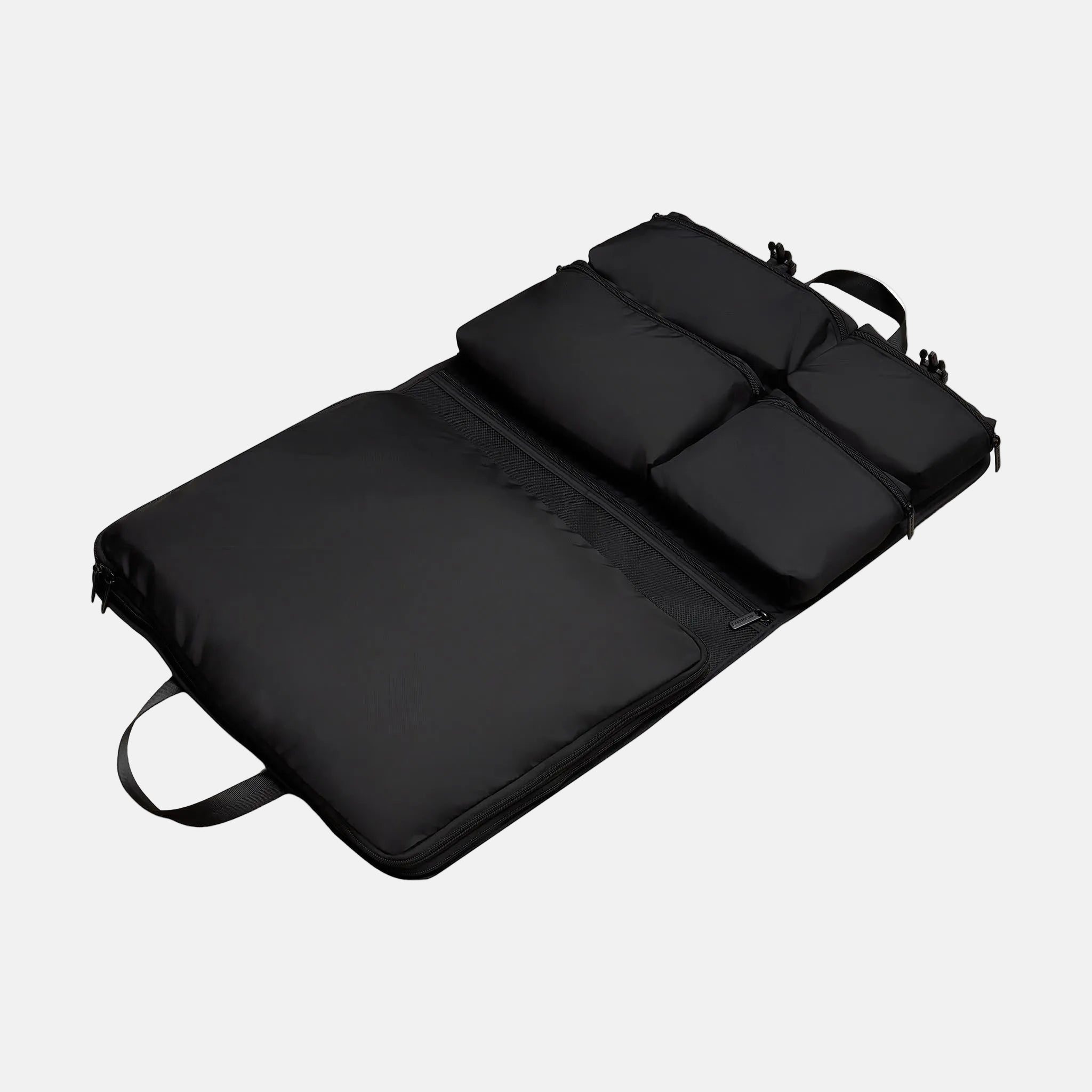 Multi-Pocket Hanging Packing Cube with compression - Black