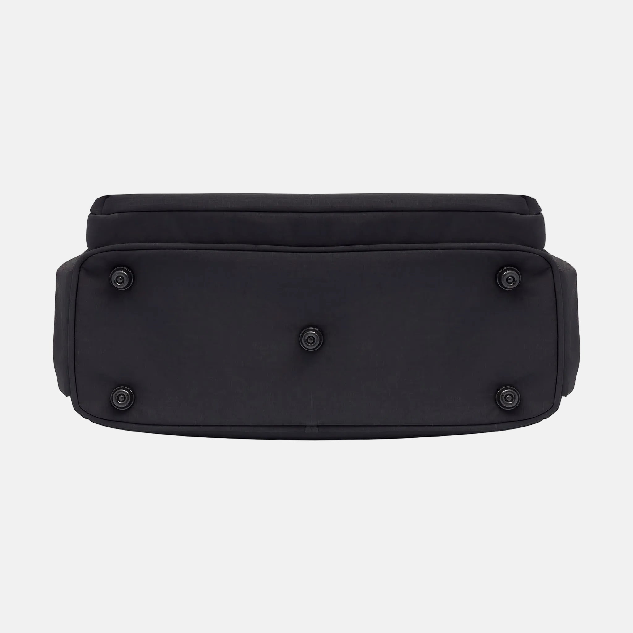 Nappy Bag/Pram Caddy Hybrid in washed nylon - Black