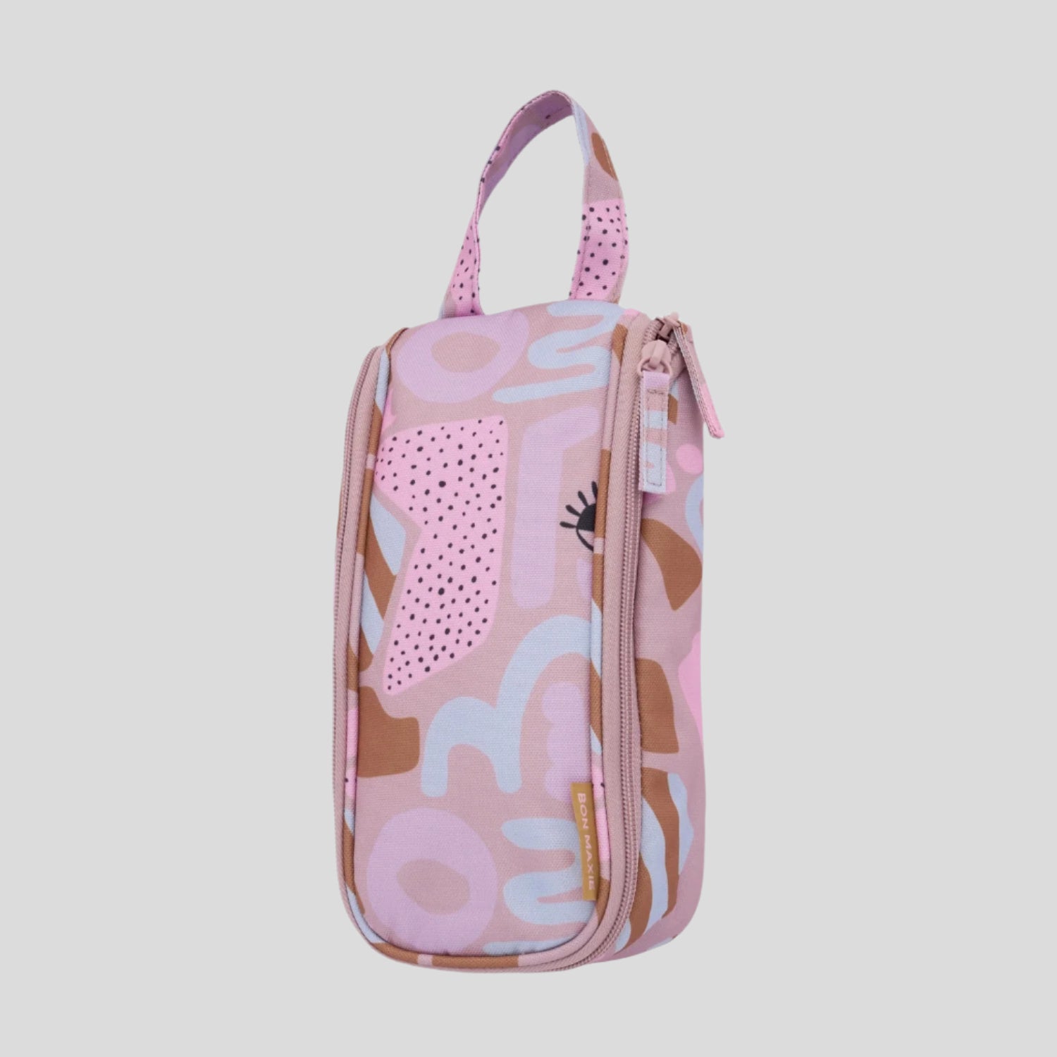 Slimline Hanging Toiletry Bag –  Eye Love Dusty Rose