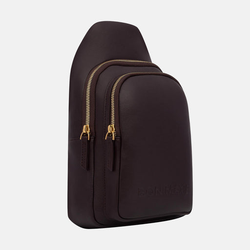 Multi-Wear Crossbody Bag - Nappa Leather - Dark Chocolate