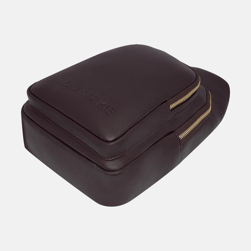 Multi-Wear Crossbody Bag - Nappa Leather - Dark Chocolate