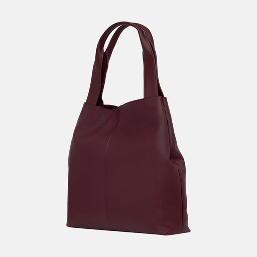 Slouchy Tote - Nappa Leather - Burgundy
