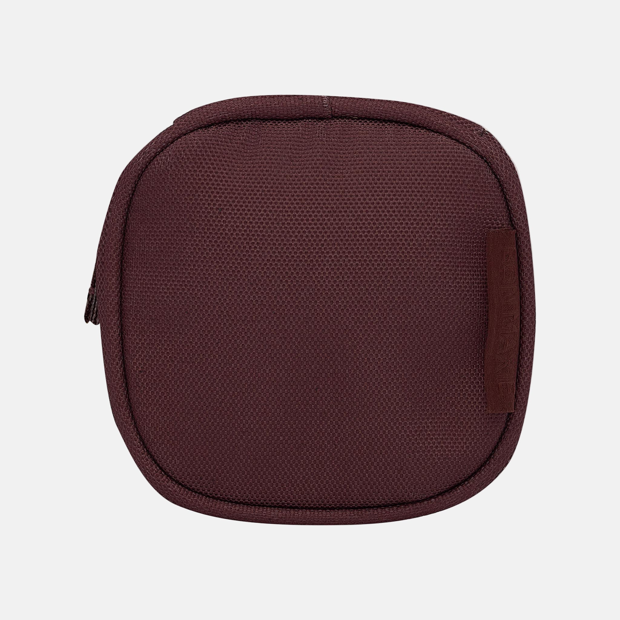 Travel Jewellery Case in water-resistant nylon - Chocolate