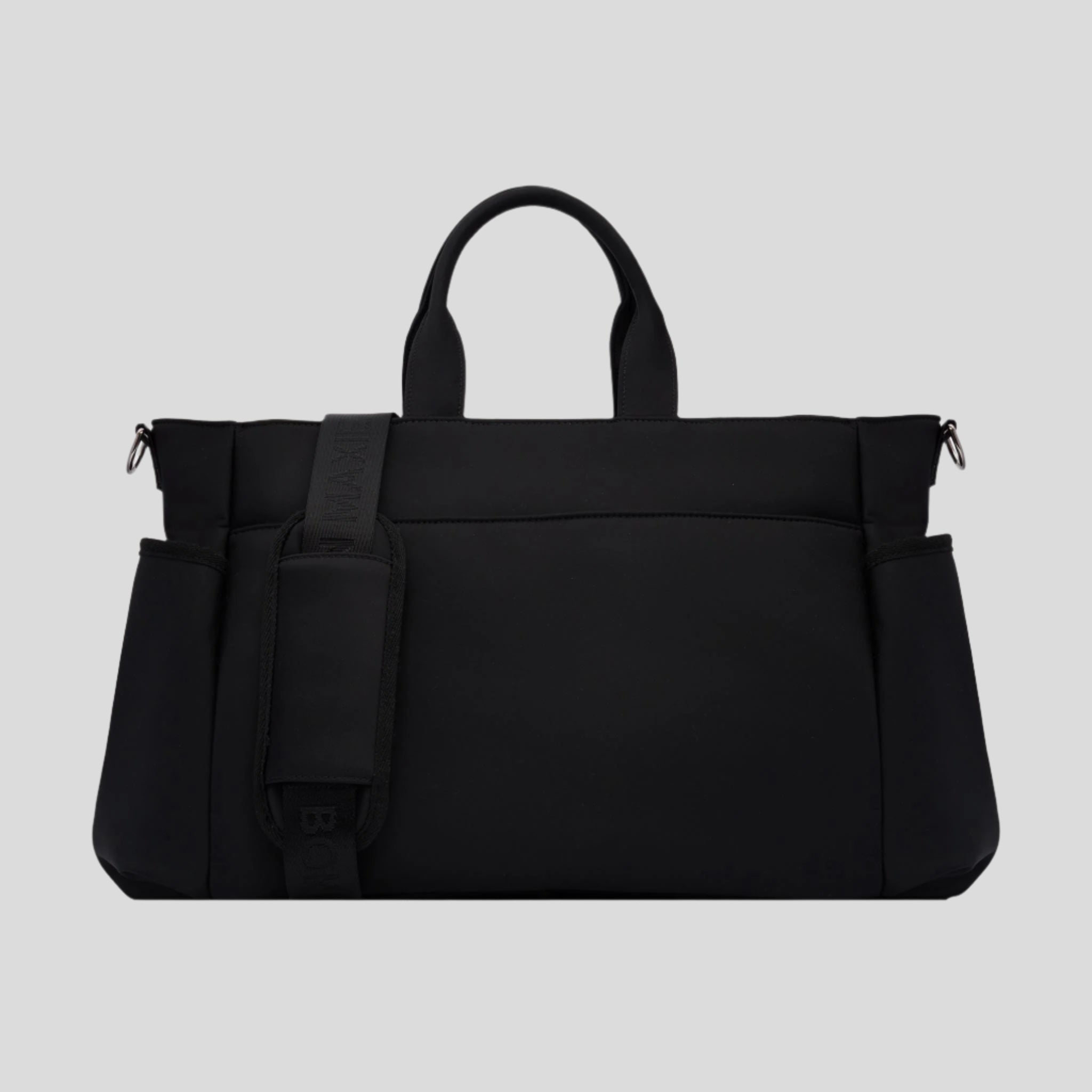 Everyday Multi-Pocket Tote Bag -- Black Nylon