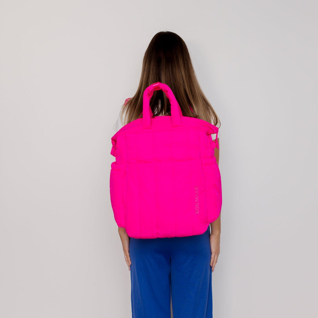 Cloudpack™ Backpack + Phone Pouch + Wet Bag Set - Neon Pink