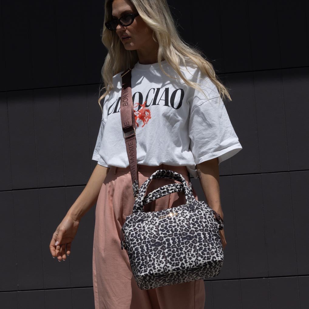 Puffy Pillow Crossbody Bag - Leopard Bags