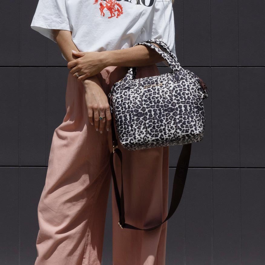 Puffy Pillow Crossbody Bag - Leopard Bags
