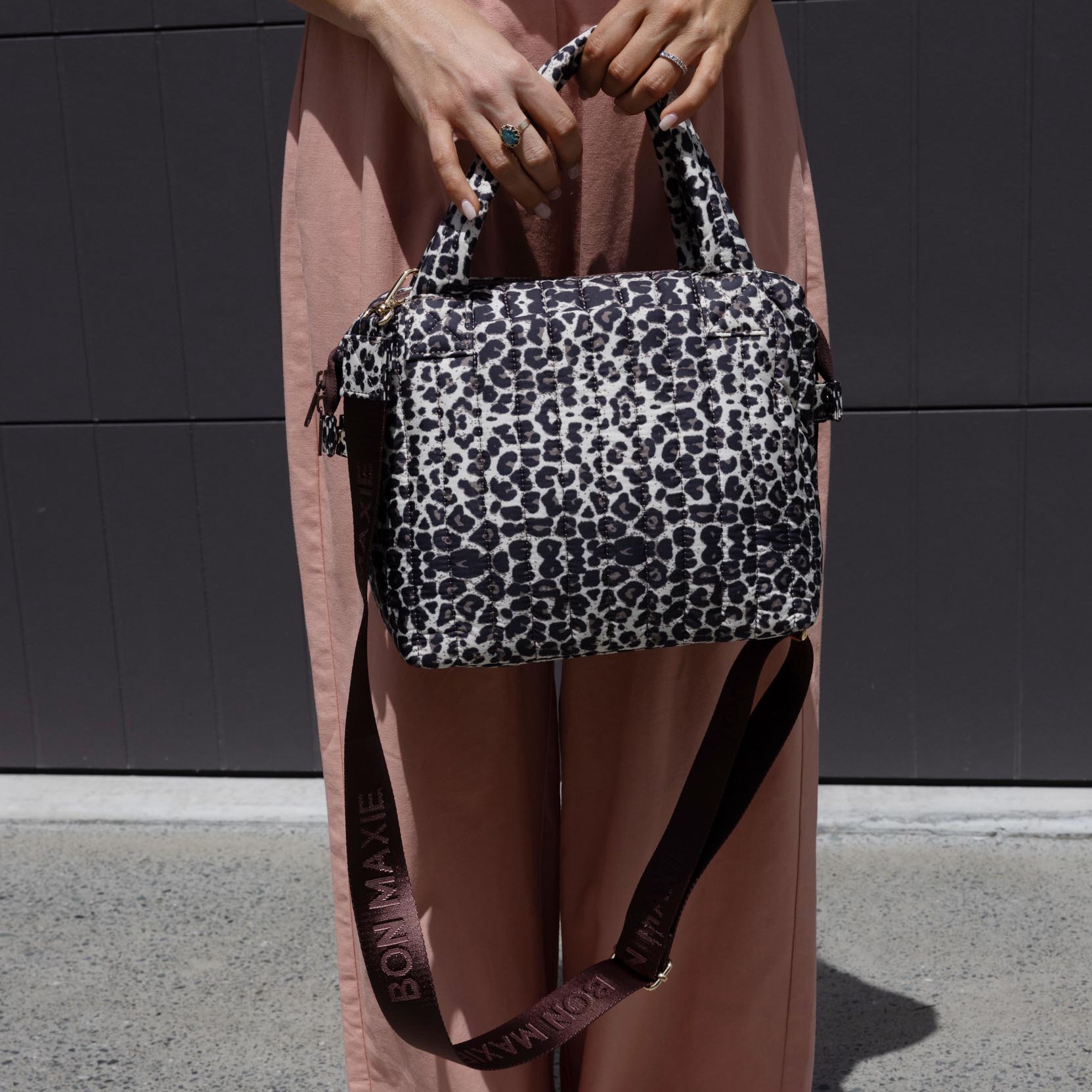 Puffy Pillow Crossbody Bag - Leopard Bags