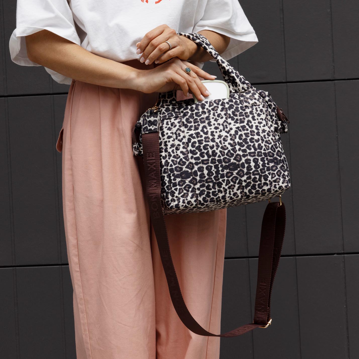 Puffy Pillow Crossbody Bag - Leopard Bags