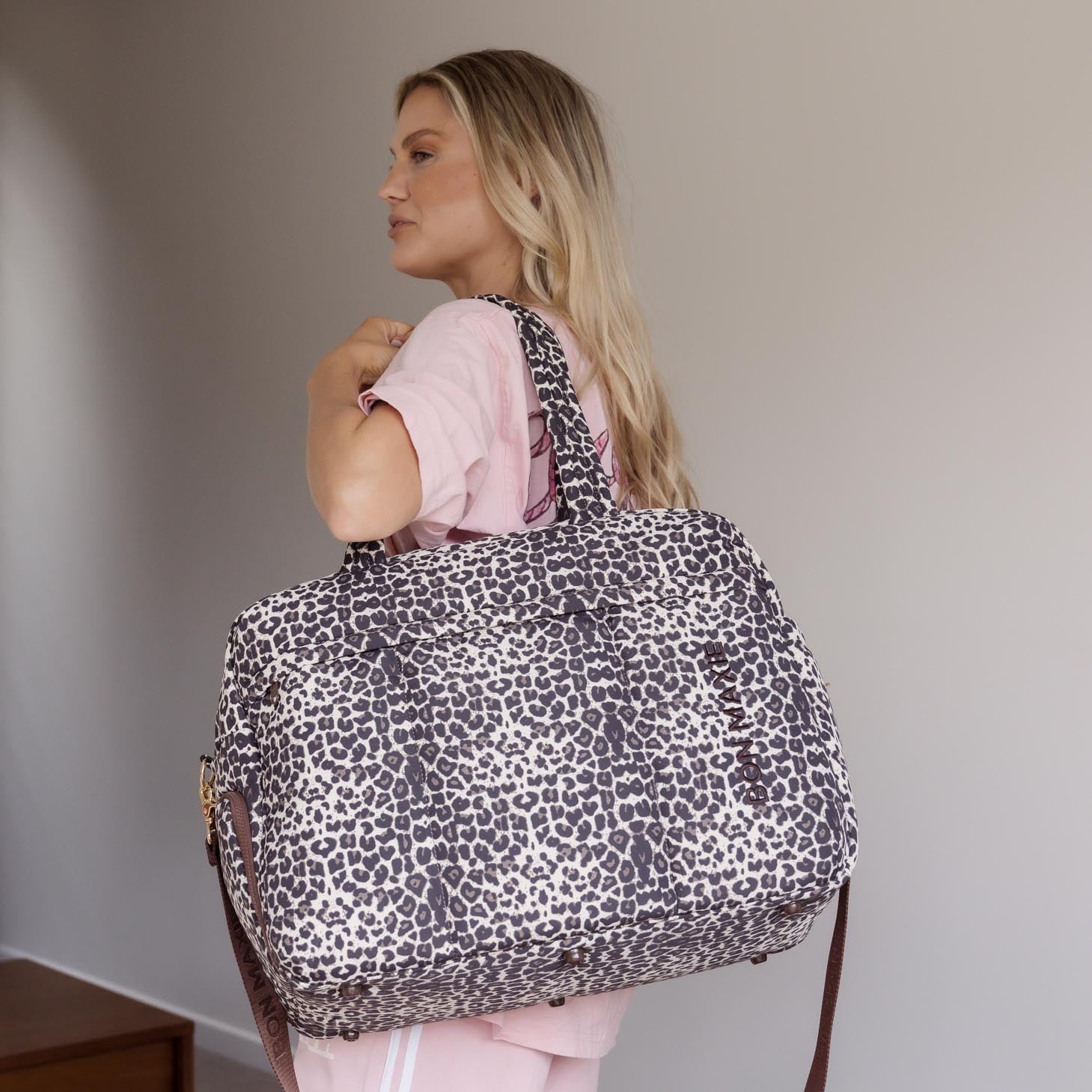 Weekender Puffy Duffel Bag - Leopard Bags