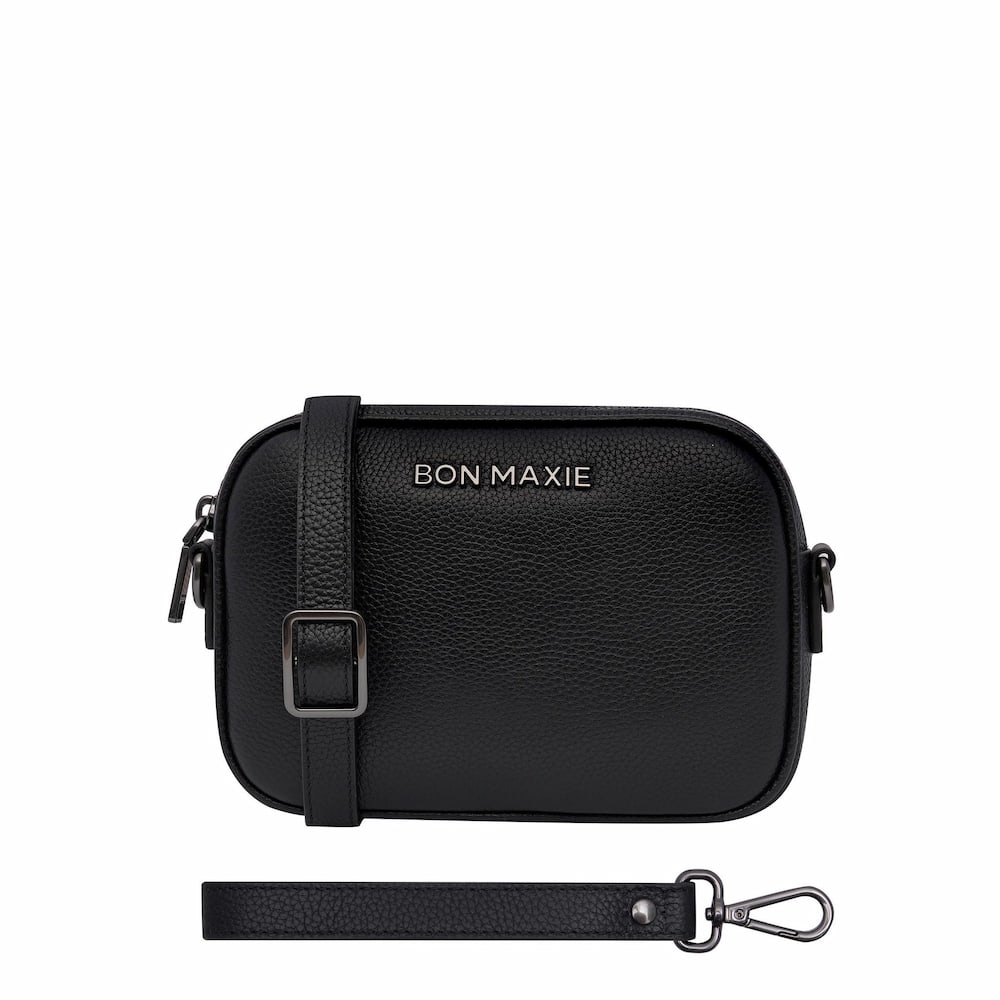 Mini Sidekick Wallet Crossbody Bag - Black