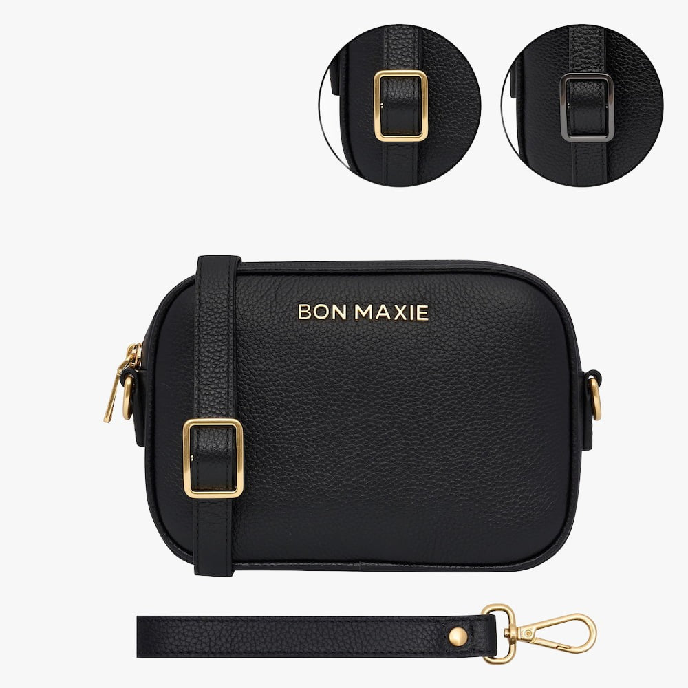 Mini Sidekick Wallet Crossbody Bag - Black