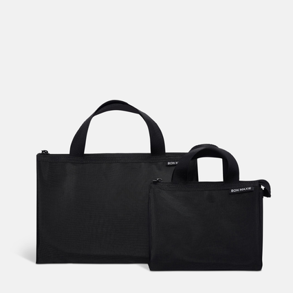 The Bag Buddy 5-Pocket Pouch Set - Black