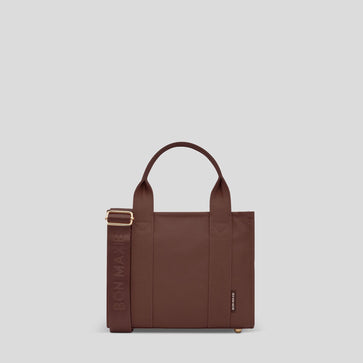 Micro Bon Vivant Structured Tote Bag -- Chocolate