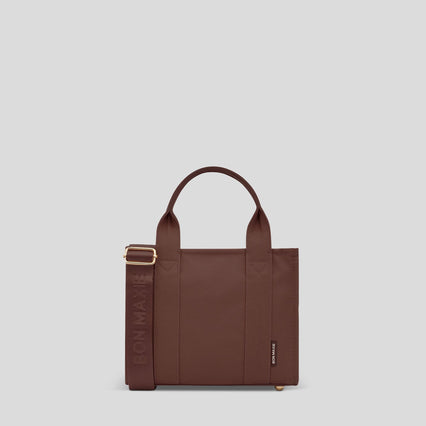 Micro Bon Vivant Structured Tote Bag -- Chocolate