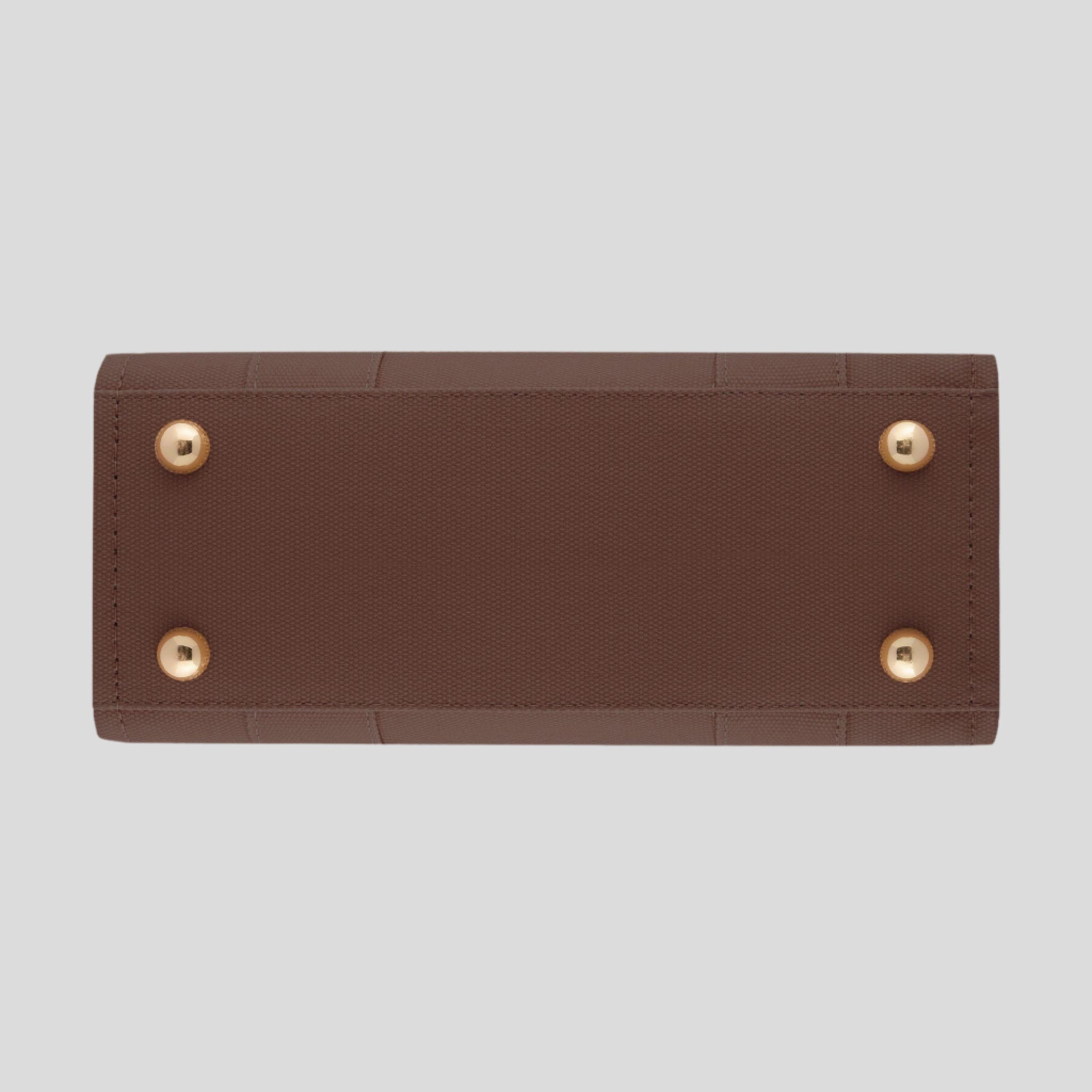 Micro Bon Vivant Structured Tote Bag -- Chocolate