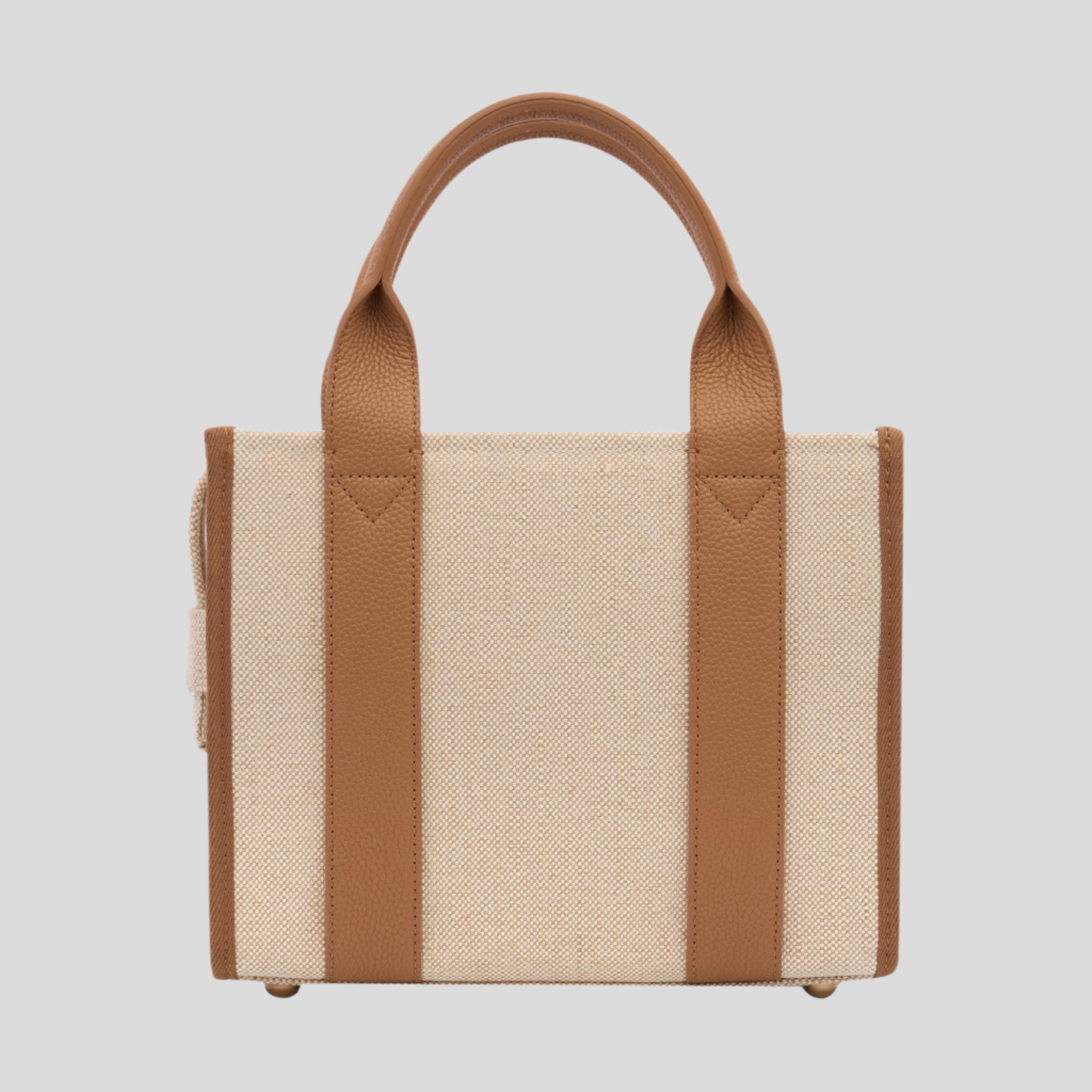 Micro Bon Vivant Structured Tote Bag -- Jute Tan Leather