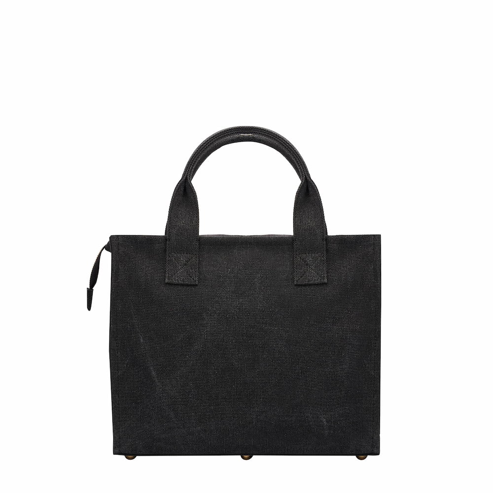 Mini Bon Vivant Tote Bag - Washed Black