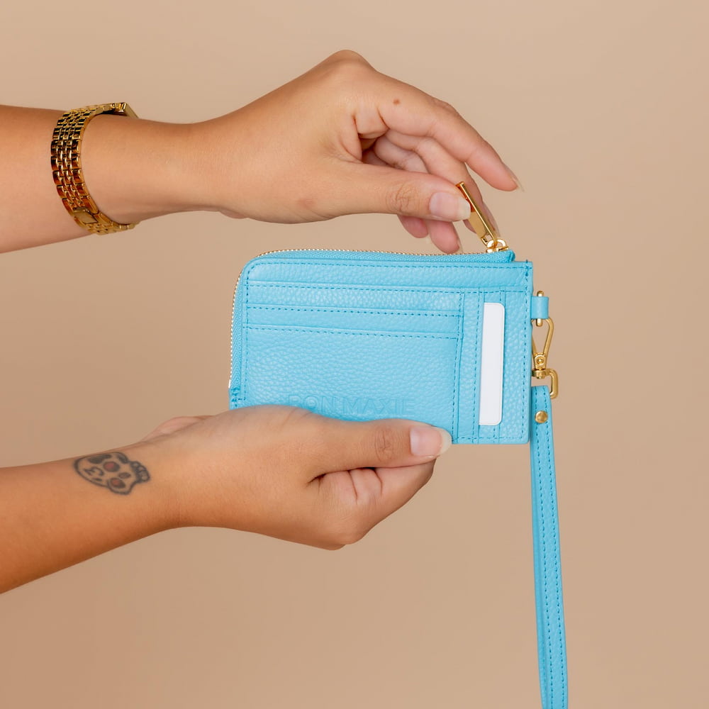 The Mini Wallet - Electric Blue