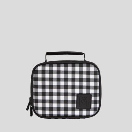Insulated Lunch Bag Mini -- Montii Black Gingham
