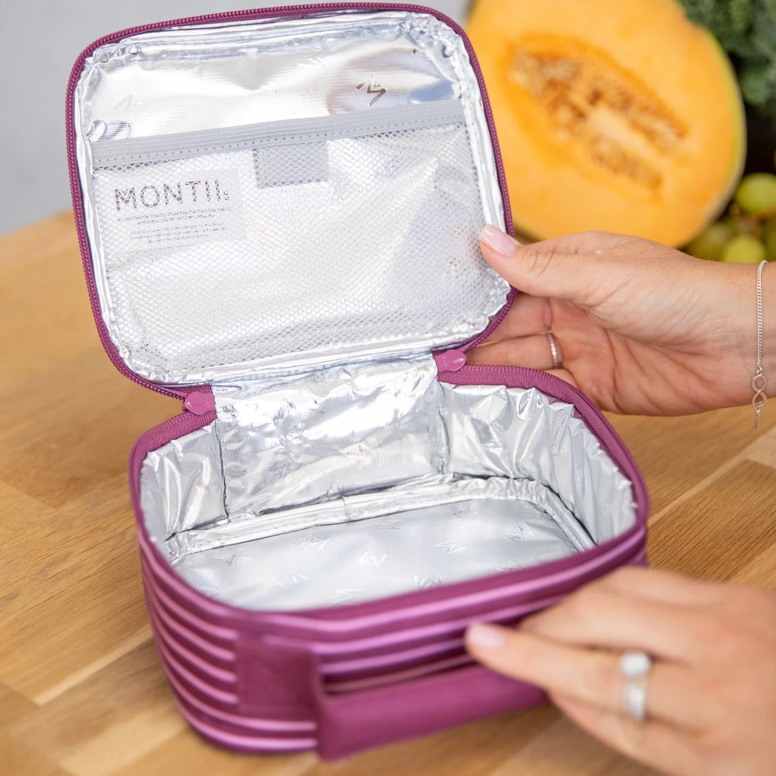 Insulated Lunch Bag Mini -- Montii Ruby
