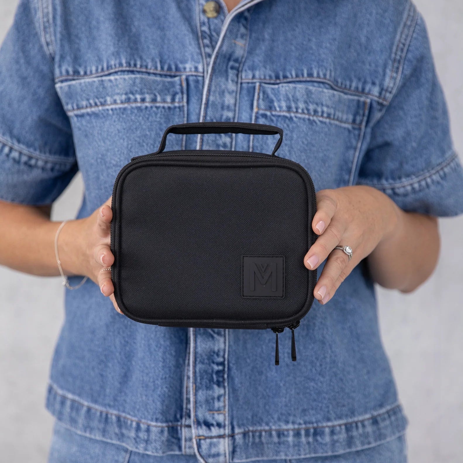 Insulated Lunch Bag Mini -- Montii Black Midnight