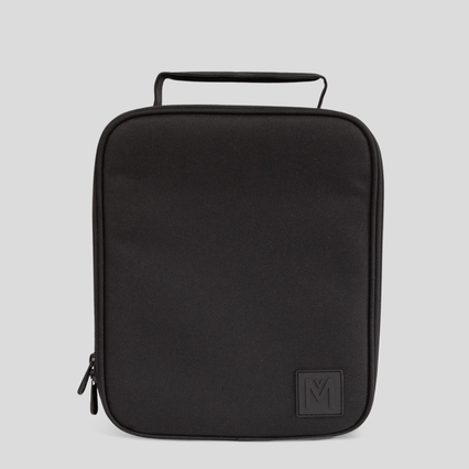 Insulated Lunch Bag Large -- Montii Black Midnight