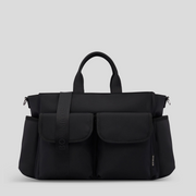 Everyday Multi-Pocket Tote Bag -- Black Nylon