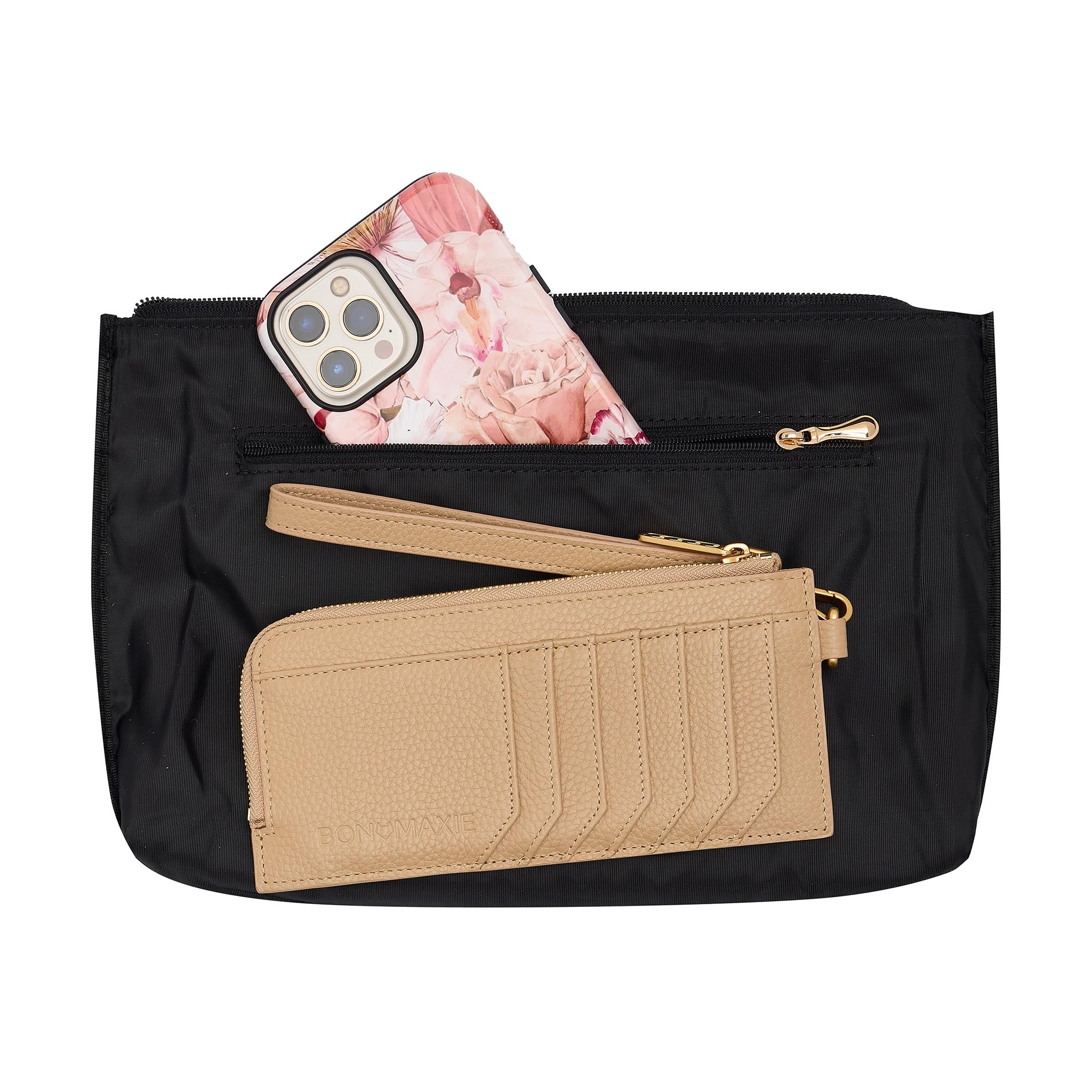 Large Nylon Wristlet Pouch Handy Pouches + Cases