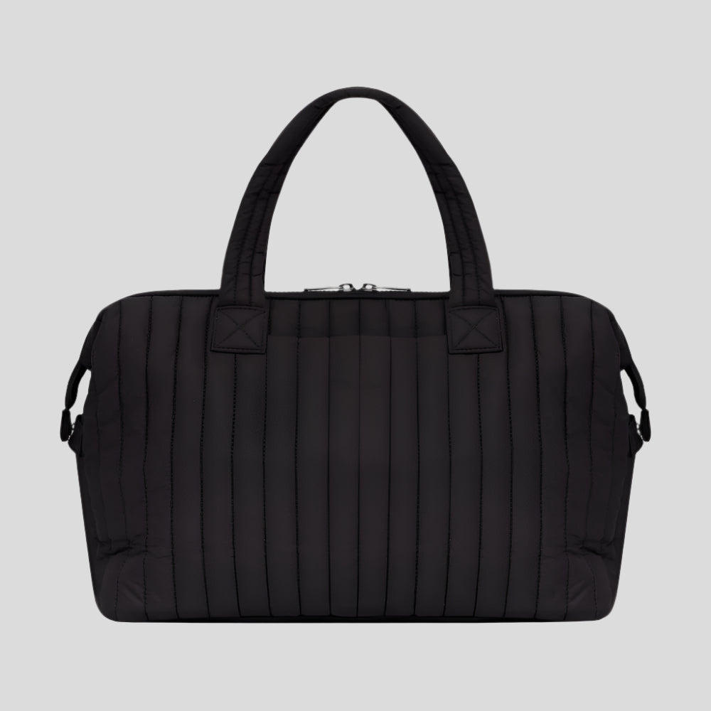 Large Puffy Pillow Crossbody Bag - Black Bags Gunmetal