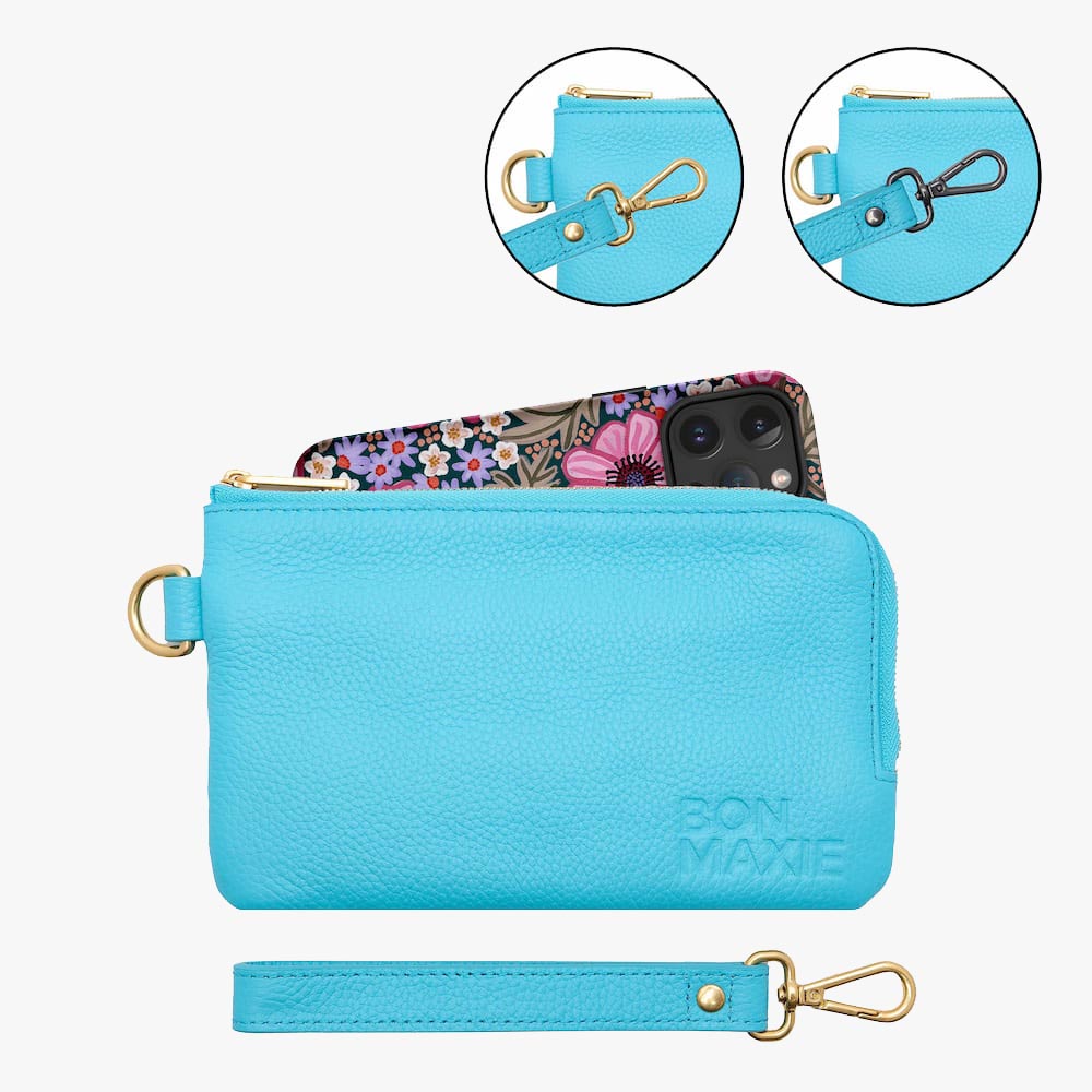 The Phone Wallet - Electric Blue