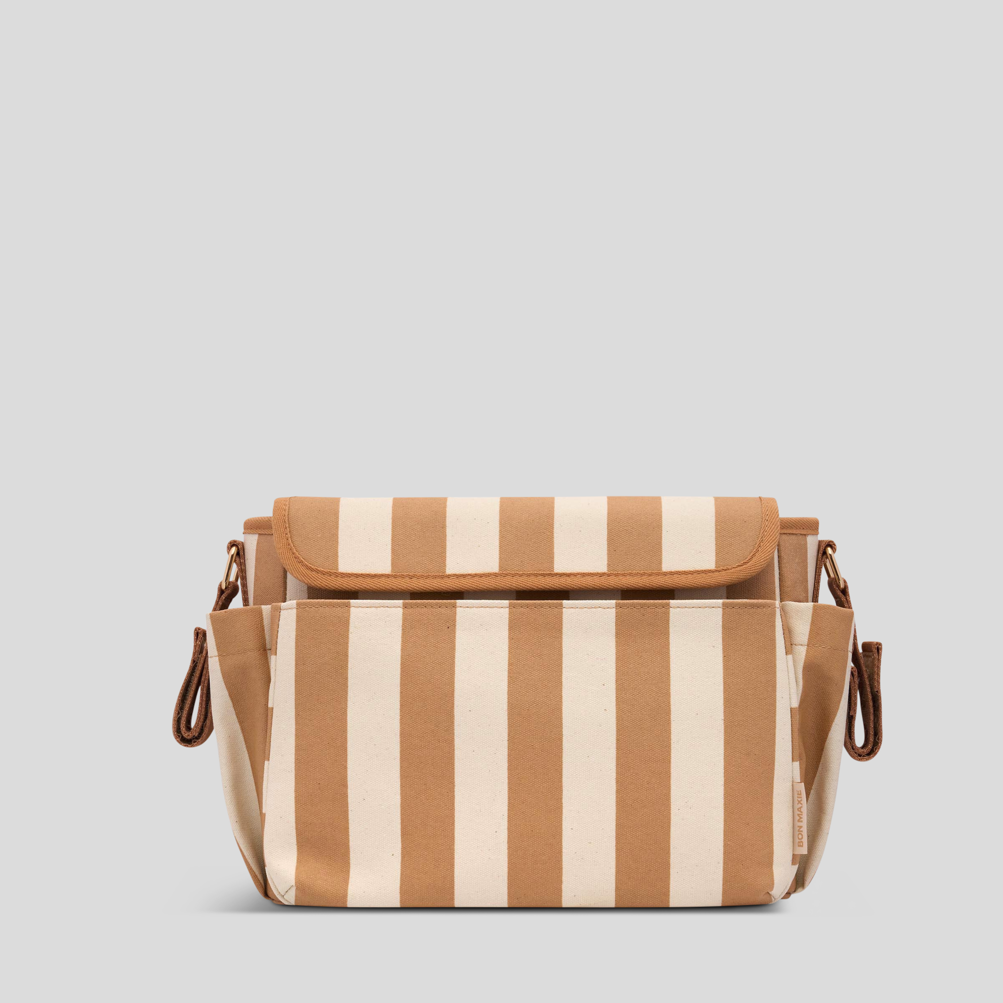 Carryall Pram Caddy -- Tan Stripe