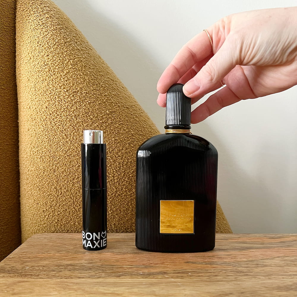 Bon Maxie Perfume Atomiser Refillable Perfume Atomiser - Black