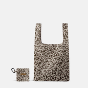 Reusable Shopping Bag with pouch - Leopard (2 sizes)