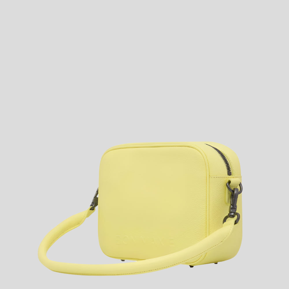Sidekick Crossbody Bag - Lemon Bags Brushed Gunmetal