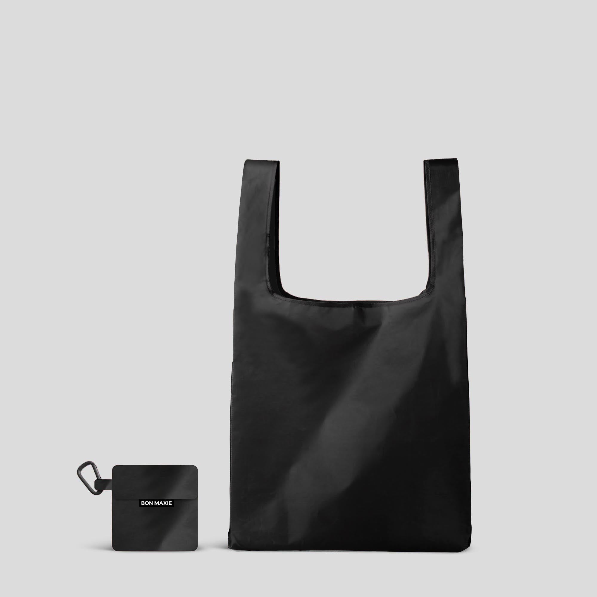 Reusable Shopping Bag - 2 Sizes -- Black