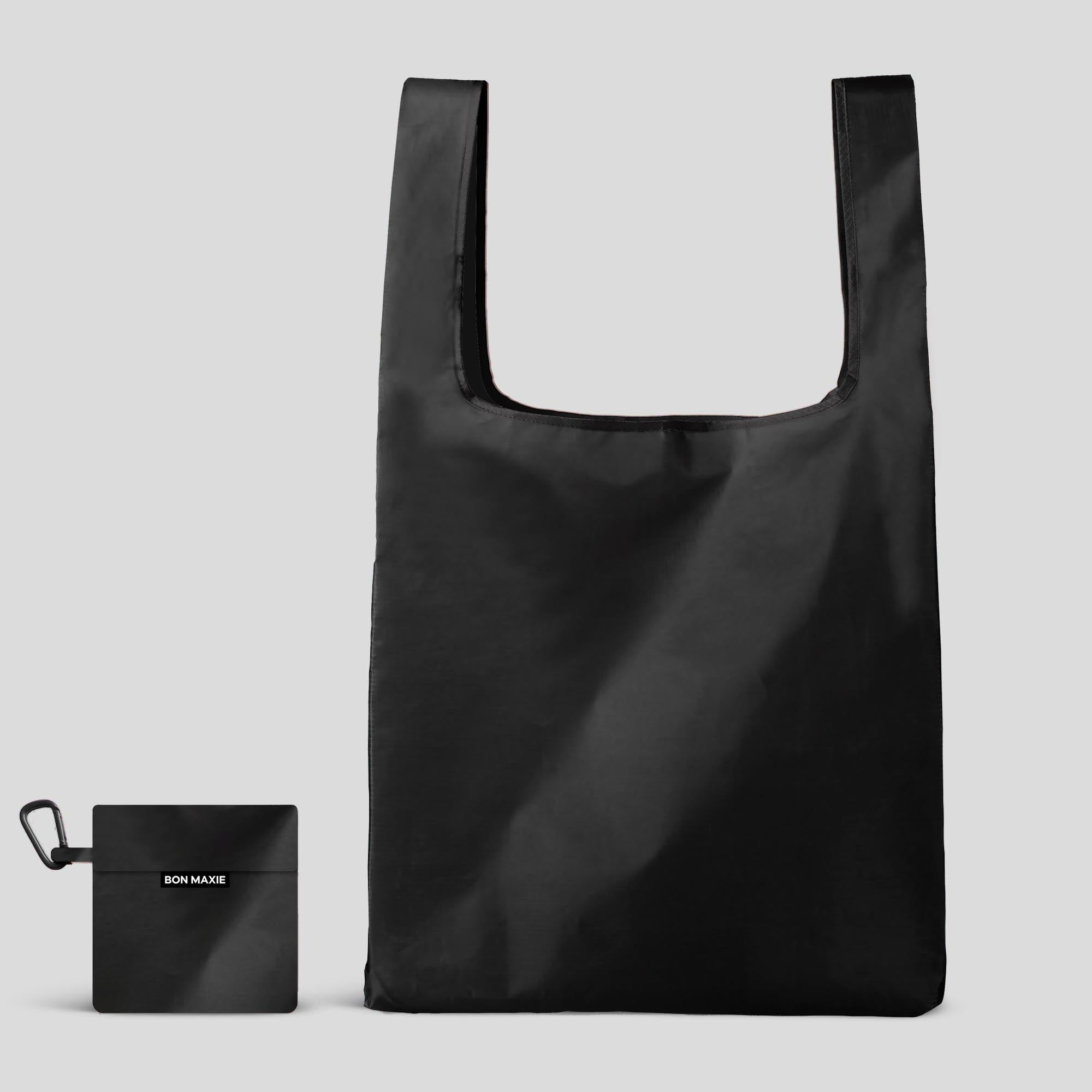 Reusable Shopping Bag - 2 Sizes -- Black