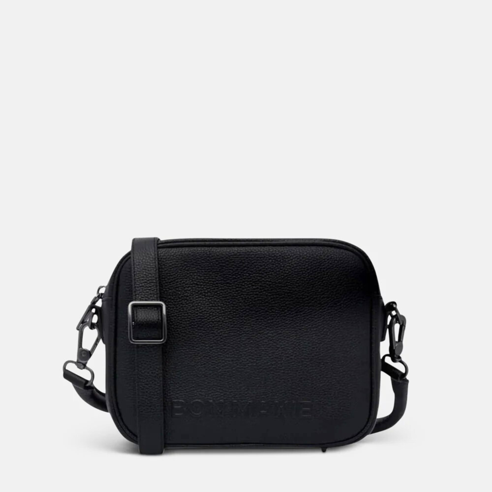 Sidekick™ Crossbody Bag in pebbled leather - Black